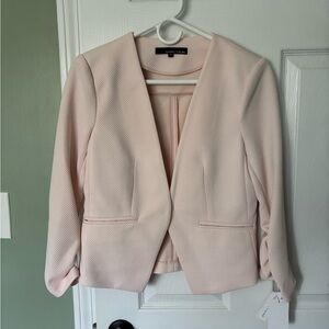 NWT Pink Blazer Minimalist Suit Jacket
